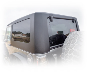 Jeep Wrangler JK Hardtop - TURN Offroad - Squareback 2 Piece - `07-`18